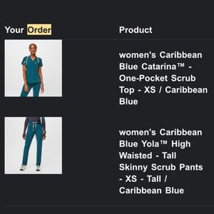 Caribbean Blue FIGS Scrubs
